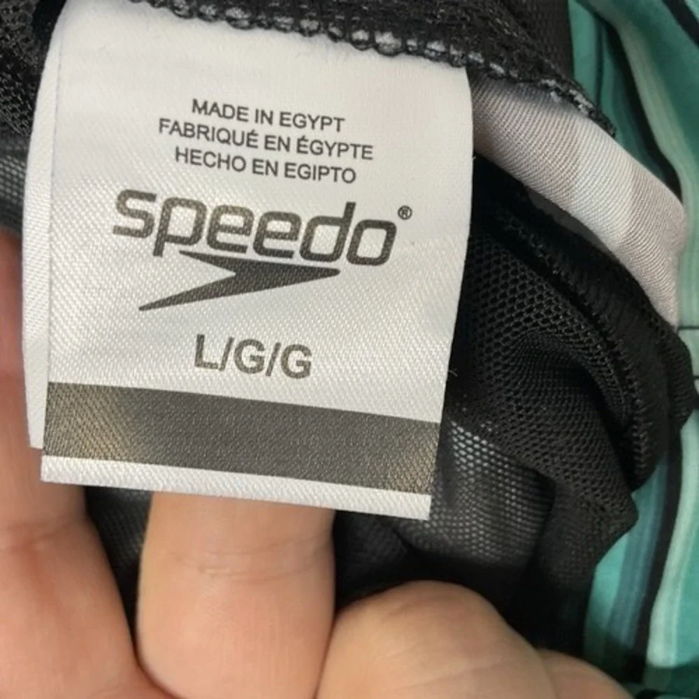 NWT Speedo Bondi Eco 4-Way Stretch UPF 50+ Board/Swim‎ Shorts Men L Egypt